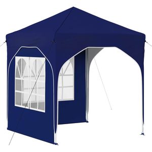 vidaXL Cort de Petrecere Pop-up 192 x 192 x 245 cm albastru