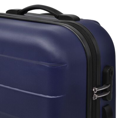 vidaXL Set valize rigide albastre, 3 buc.