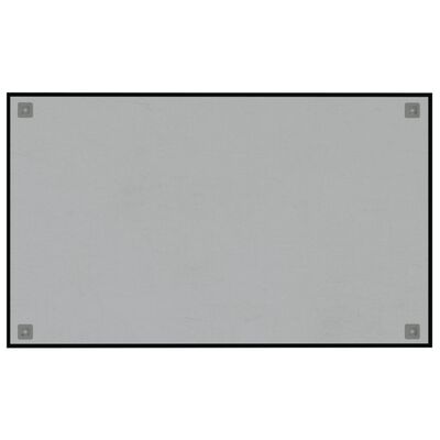 vidaXL Placă magnetică de perete, negru, 100x60 cm  sticlă securizată