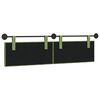 vidaXL Cap de pat suspendat Verde deschis 170 x 55 x 7 cm Catifea