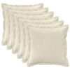 vidaXL Husă pentru pernă 6 buc. HOUTEN Crem 30 x 30 cm
