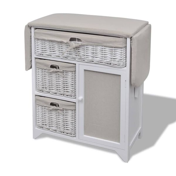 vidaXL Dulap din lemn cu masă de călcat