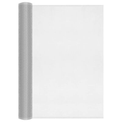 vidaXL Plasă de sârmă, argintiu, 60x500 cm, aluminiu