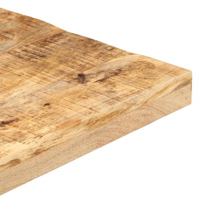 vidaXL Masă de bistro pătrată, 80 x 80 x 75 cm, lemn de mango brut