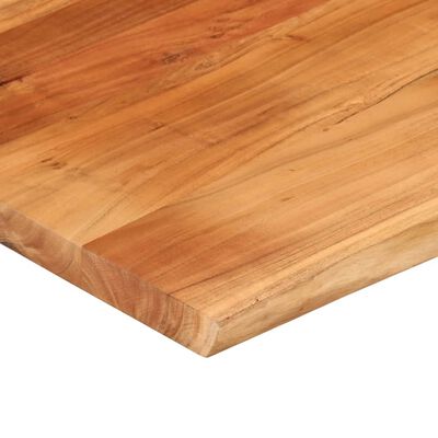vidaXL Blat birou 100x80x2,5 cm dreptunghiular lemn acacia margine vie