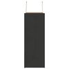 vidaXL Pungi de h&acirc;rtie 250 buc cu m&acirc;nere negre 32x17x44 cm