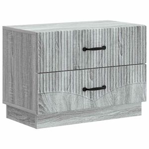 vidaXL Dulap de noapte Sonoma gri 62 x 34,5 x 44,5 cm Lemn prelucrat