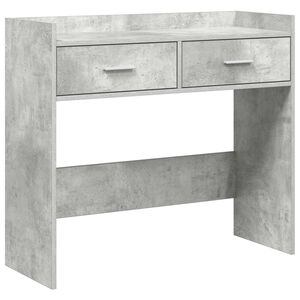 vidaXL Masă de consolă Gri Beton 90 x 35 x 80 cm Lemn prelucrat