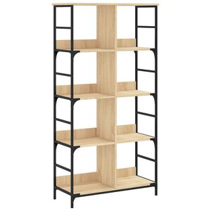vidaXL Bibliotecă, stejar sonoma, 78,5x33x153 cm, lemn prelucrat
