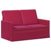 vidaXL Canapea cu 2 locuri Roșu Vin 130 x 81 x 82 cm Catifea