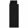 vidaXL Raft pentru reviste cu raft 2 pcs Stejar Negru 60 x 12 x 30 cm