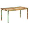 vidaXL Masă de bucătărie, 160 x 80 x 76 cm, lemn masiv reciclat
