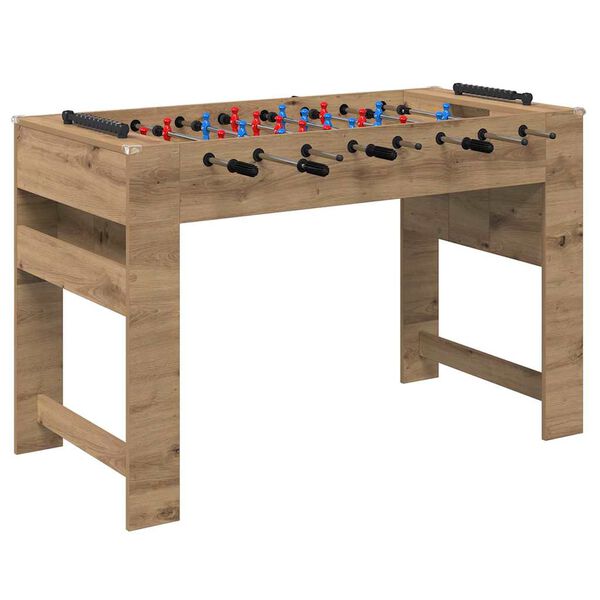 vidaXL Masă de Foosball Stejar Artizanal 125 x 60,5 x 80 cm