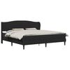 vidaXL Cadru de pat cu headboard Negru 180 x 200 cm Piele artificială