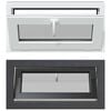 vidaXL Fereastră pentru subsol RISOR 80 x 40 cm PVC și Sticlă Antracit