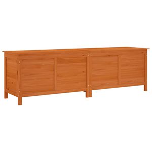 vidaXL Ladă depozitare grădină maro 198,5x50x56,5 cm lemn masiv brad