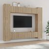 vidaXL Set dulap TV, 8 piese, stejar sonoma, lemn prelucrat