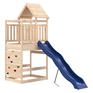 vidaXL Set de joacă pentru exterior, lemn masiv de pin