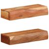 vidaXL Rafturi de perete 2 buc 40x17x8 cm din lemn masiv de salc&acirc;m
