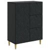 vidaXL Bufet Negru 66 x 34,5 x 90 cm Lemn prelucrat