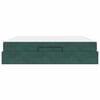 vidaXL Cadru de pat cu saltea cu saltea 2 pcs Verde Catifea