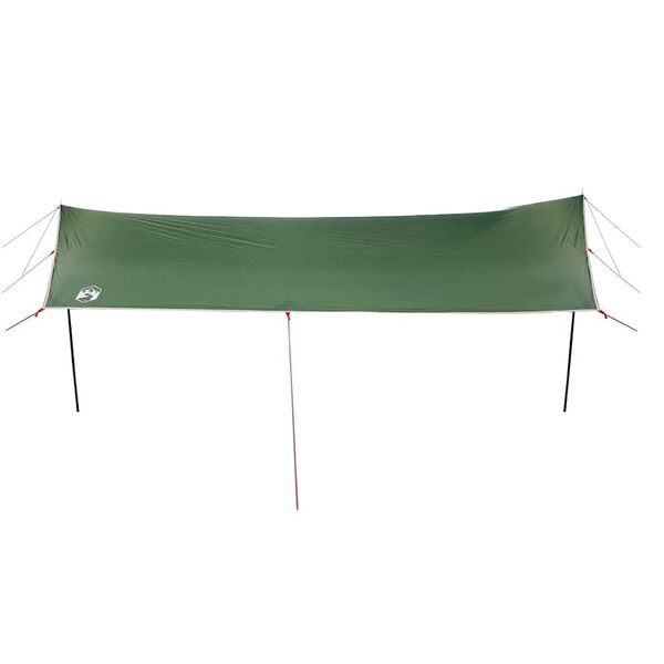 vidaXL Prelată de camping, verde, 460x305x210 cm, impermeabilă
