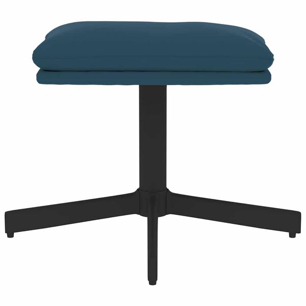 vidaXL Taburet, albastru, 60x60x36, catifea