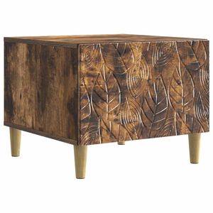 vidaXL Masă de cafea Stejar fumuriu 50 x 49 x 40 cm Lemn prelucrat