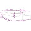 vidaXL Cadru de pat otoman cu saltea alb 140x200cm piele artificială