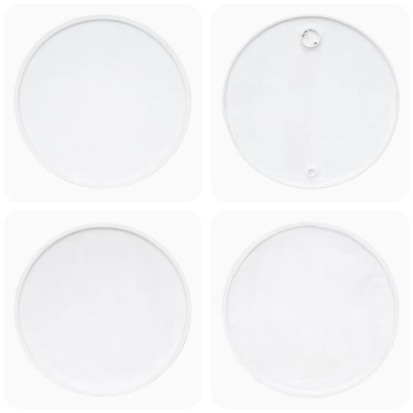 vidaXL Măsuță de cafea, alb, 60 x 45 cm, lemn masiv reciclat