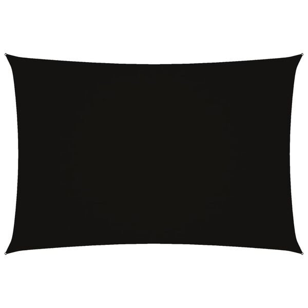 vidaXL Parasolar, negru, 2,5x4,5 m, țesătură oxford, dreptunghiular