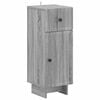 vidaXL Dulap de Depozitare pentru Baie EDE Sonoma gri 30 x 31 x 80 cm