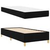 vidaXL Cadru de pat cu saltea Negru 90 x 190 cm țesătură