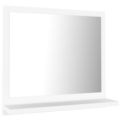 vidaXL Oglindă de baie, alb, 40 x 10,5 x 37 cm, PAL