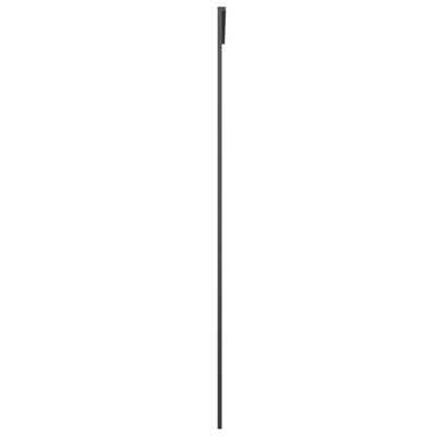 vidaXL Ușă glisantă, negru, 90x205 cm, sticlă ESG și aluminiu