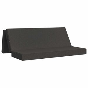 vidaXL Canapea Pat Pliabilă 200 x 67 x 45 cm Gri &icirc;nchis