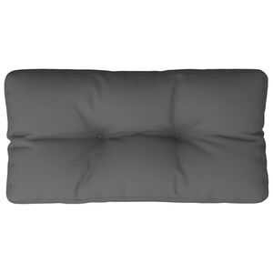 vidaXL Pernă de paleți, antracit, 80x40x12 cm, material textil