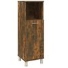 vidaXL Dulap de baie, stejar fumuriu, 30x30x95 cm, lemn prelucrat