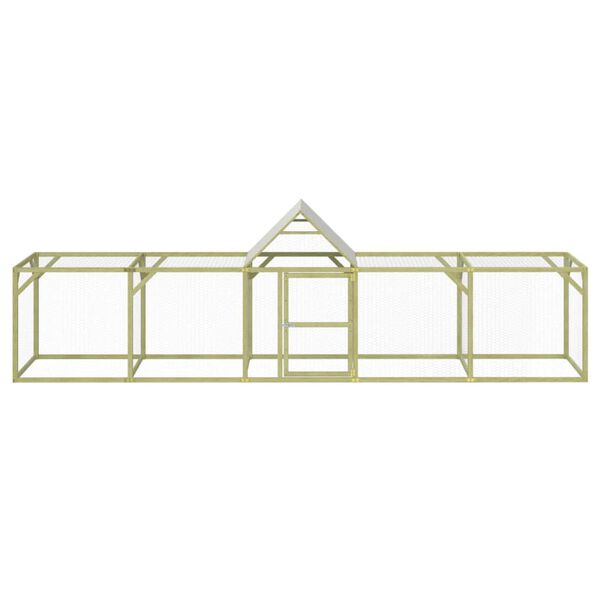 vidaXL Coteț de găini, 500x100x150 cm, lemn masiv de pin impregnat