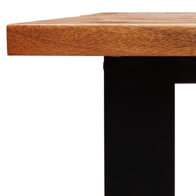 vidaXL Set de masă din 3 piese, margini naturale, lemn masiv de acacia