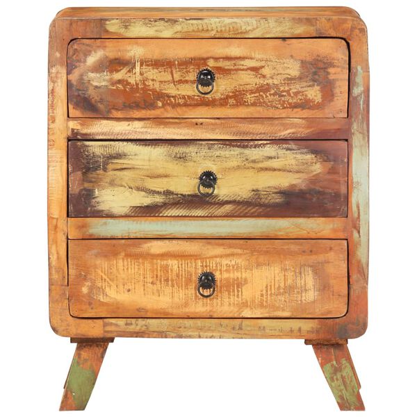 vidaXL Servantă, 60 x 35 x 75 cm, lemn masiv reciclat