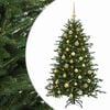 vidaXL Brad de Crăciun artificial cu glob 120 cm 150 LED-uri Alb cald