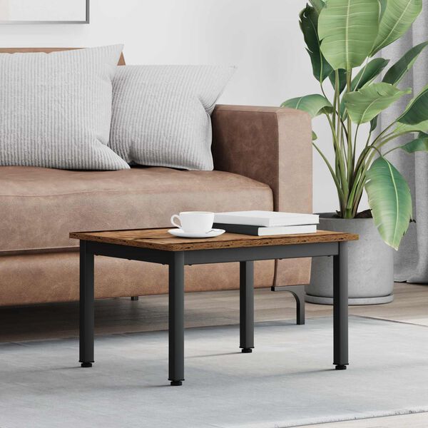 vidaXL Masă de cafea Lemn vechi 60 x 50 x 36 cm Lemn compozit