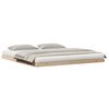 vidaXL Cadru de pat la sol natural 213,5 x 184 x 9 cm