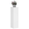 vidaXL Suporturi de plante, 2 buc., alb, 17x17x60 cm, lemn prelucrat