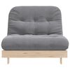 vidaXL Canapea futon cu saltea, 100x206x11 cm, lemn masiv de pin