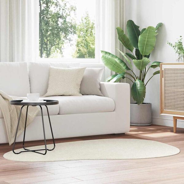 vidaXL Covoare de zonă HUARTE Crem 120 x 170 cm Poliester