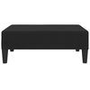 vidaXL Canapea extensibilă cu taburet, 2 locuri, negru, catifea