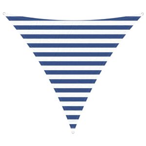 vidaXL P&acirc;nză de umbră Albastru și Alb 2 x 2 x 2 m