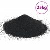 vidaXL Nisip de acvariu, 25 kg, negru, 0,2-2 mm